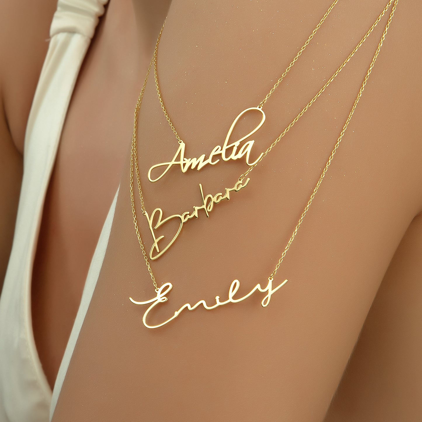 14K Solid Gold Name Necklace, Personalized Name Necklace, Dainty Name Necklace, Custom Name Necklace, Name Necklace, Valentines Day Gift